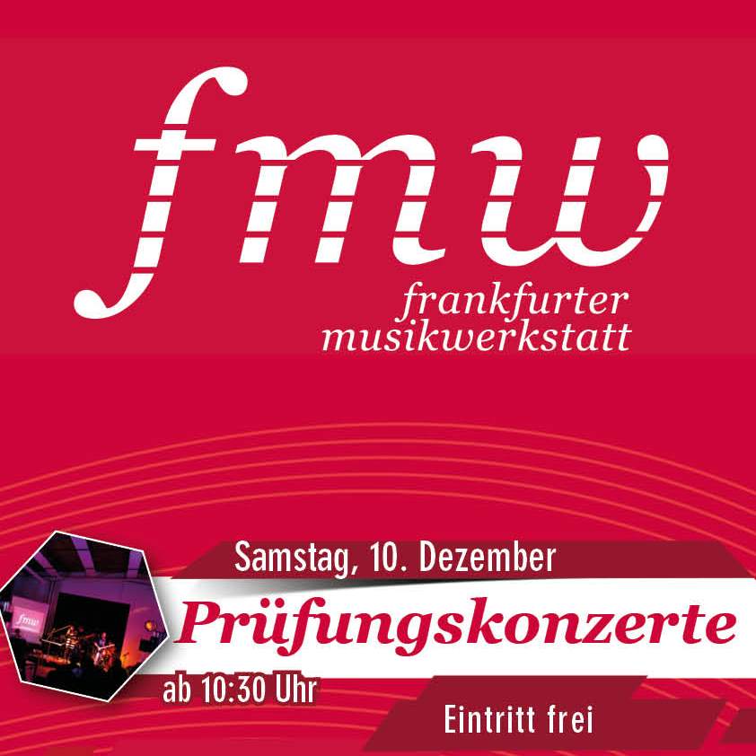 10.12. ab 10:30  öffentliche Examenskonzerte